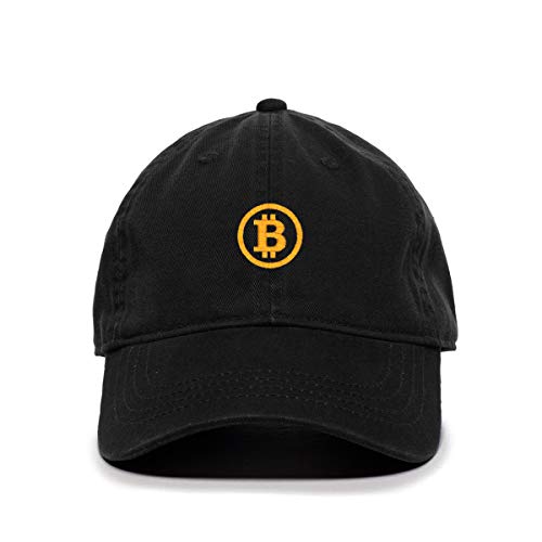 Tech Design Bitcoin Cryptocurrency Baseballkappe bestickt Baumwolle verstellbar Dad Hat, schwarz, Einheitsgröße Tech Design Bitcoin Cryptocurrency Baseballkappe bestickt Baumwolle verstellbar Dad Hat, schwarz, Einheitsgröße von Tech Design