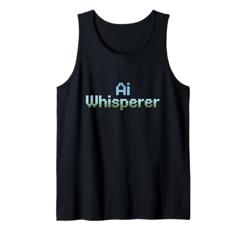 Lustiger Spruch AI Whisperer Machine Learning Nerd Frauen Männer Tank Top von Tech Experts Coders Robotics Engineers Geek Humor