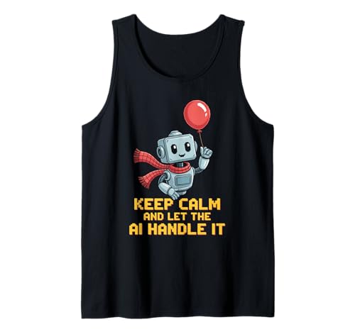 Lustiger Spruch Keep Calm Let AI Handle It Roboter Witz Damen Herren Tank Top Lustiger Spruch Keep Calm Let AI Handle It Roboter Witz Damen Herren Tank Top von Tech Lovers Programmers Robot Sarcasm AI Humor
