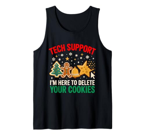 Tech Support Weihnachtskekse für Damen und Herren, lustige Weihnachten Tank Top Tech Support Weihnachtskekse für Damen und Herren, lustige Weihnachten Tank Top von Tech Support Delete Cookies Christmas