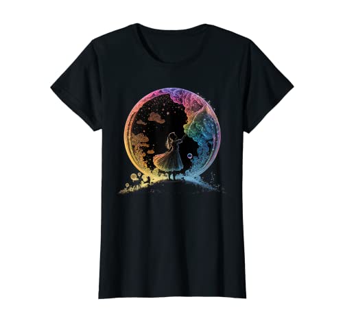 Mädchen in Seifenblase T-Shirt Mädchen in Seifenblase T-Shirt von Tech-Tees Bubbles