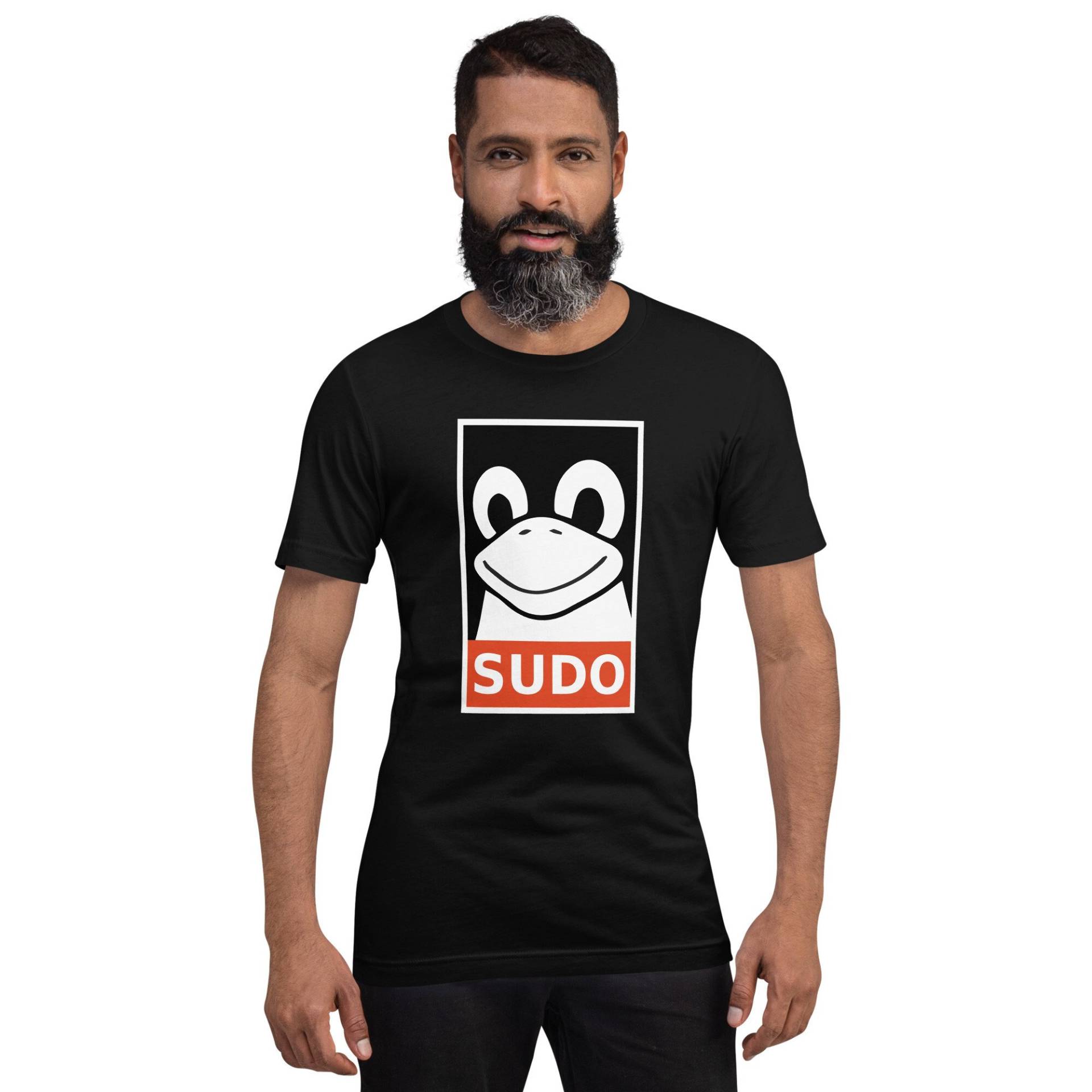 Sudo Ft. Tux - Linux T-Shirt | Dark Mode | The Obey Shirt Für Power User Programmierer Geschenk Sudo Ft. Tux - Linux T-Shirt | Dark Mode | The Obey Shirt Für Power User Programmierer Geschenk von TechLoveTees