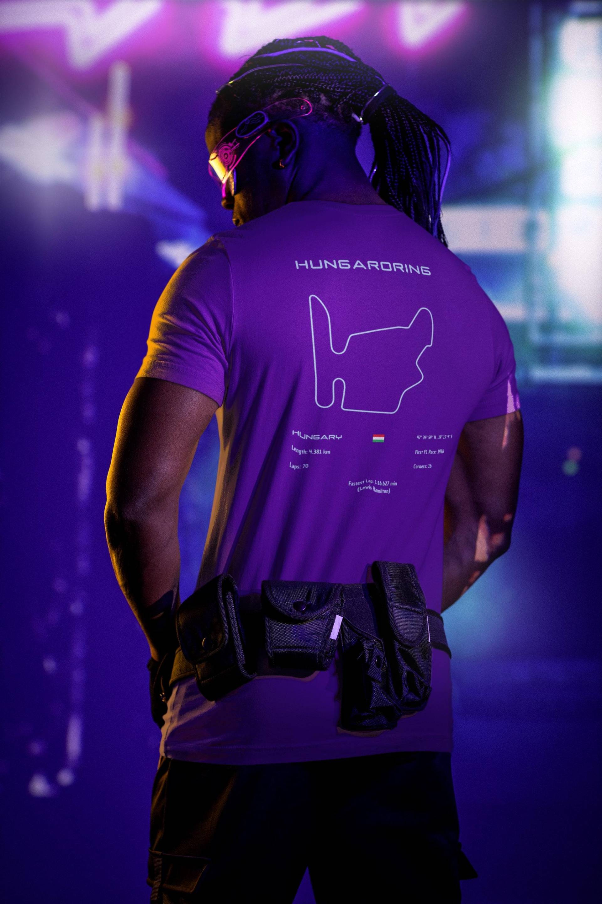 Hungaroring Circuit T-Shirt | Track Map Classic Fit 100% Cotton Durable & Comfortable Motorsport Action Hungaroring Circuit T-Shirt | Track Map Classic Fit 100% Cotton Durable & Comfortable Motorsport Action von Techcraftstudioshops