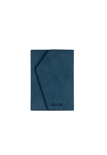 Etres Smart Wallet – Schlanker RFID-Kartenhalter für Herren • Schnellzugriff • Minimalistisches Design • Icon Easy Edition (Blau) von Techmade