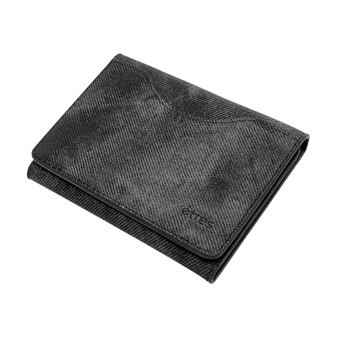 TECHMADE ETRES Smart Wallet Herren Damen – Magnetische Brieftasche mit RFID-Kartenfächern, Jeans-Design, kompatibel mit MagSafe, Made in Italy, Slim und kompakt, Schwarz TECHMADE ETRES Smart Wallet Herren Damen – Magnetische Brieftasche mit RFID-Kartenfächern, Jeans-Design, kompatibel mit MagSafe, Made in Italy, Slim und kompakt, Schwarz von Techmade