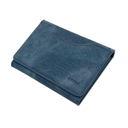 TECHMADE ETRES Smart Wallet Herren Damen – Magnetische Brieftasche mit RFID-Kartenfächern, Jeans-Design, kompatibel mit MagSafe, Made in Italy, Slim und kompakt, blau TECHMADE ETRES Smart Wallet Herren Damen – Magnetische Brieftasche mit RFID-Kartenfächern, Jeans-Design, kompatibel mit MagSafe, Made in Italy, Slim und kompakt, blau von Techmade