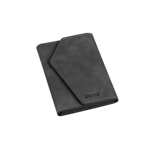 TECHMADE ETRES Wallet Smart ICON Easy - MagSafe Brieftasche mit RFID-Kartenfach, Ultra-Slim, iPhone-kompatibel, minimalistisches Design, Mattschwarz, Schwarz TECHMADE ETRES Wallet Smart ICON Easy - MagSafe Brieftasche mit RFID-Kartenfach, Ultra-Slim, iPhone-kompatibel, minimalistisches Design, Mattschwarz, Schwarz von Techmade
