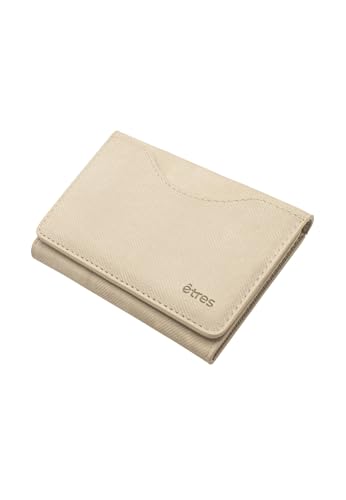 Techmade Etres Smart Wallet – Classic • Jeans | Slim Geldbörse mit RFID-Schutz im Denim-Look (Weiß) von Techmade