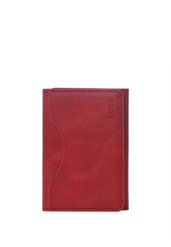 Techmade Mini Geldbörse ETRES Magnetische Leder Geldbörse für Smartphones (Set) von Techmade