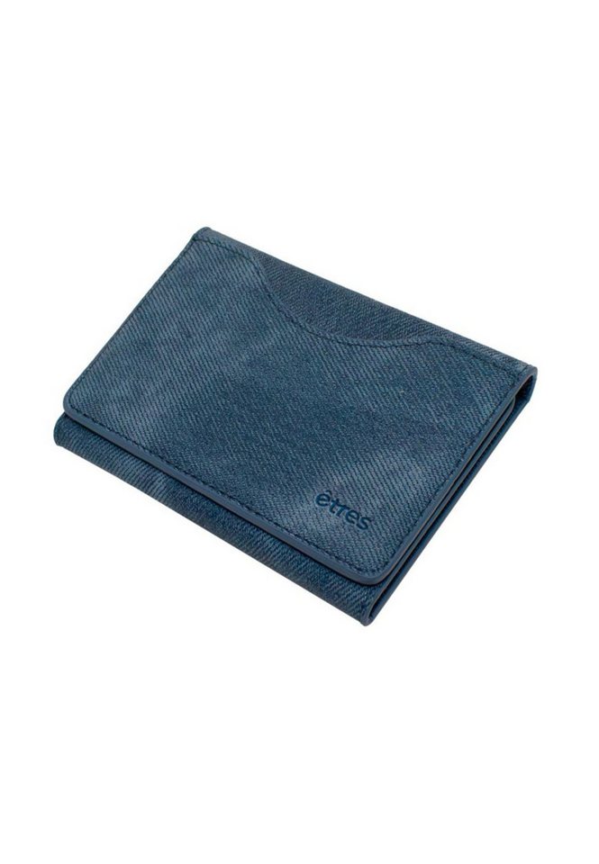Techmade Mini Geldbörse Etres Smart Wallet – Klassisch • Jeans-Stil (Set) von Techmade