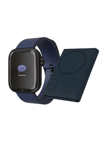 Techmade Smartwatch Glam mit Künstlicher Intelligenz - Bundle-Pack Blau von Techmade