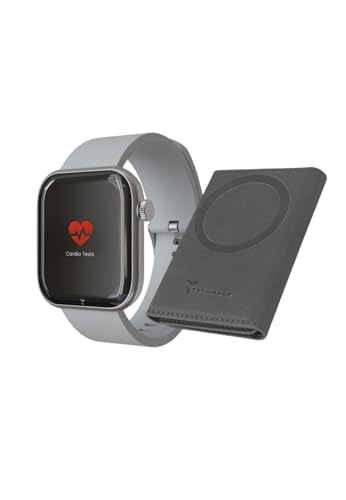Techmade Smartwatch Glam mit Künstlicher Intelligenz - Bundle-Pack Grau von Techmade