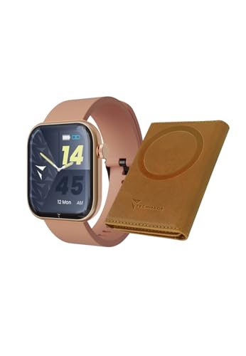Techmade Smartwatch Glam mit Künstlicher Intelligenz - Bundle-Pack Pink von Techmade