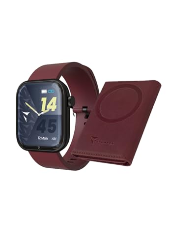 Techmade Smartwatch Glam mit Künstlicher Intelligenz - Bundle-Pack Rot Techmade Smartwatch Glam mit Künstlicher Intelligenz - Bundle-Pack Rot von Techmade