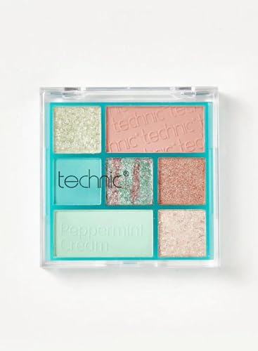 Technic Pressed Pigment Oogschaduw Palette - Peppermint Cream von Technic