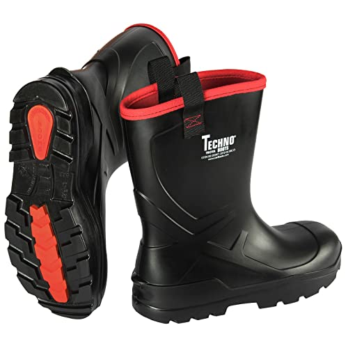Techno Boots PU-Sicherheitsstiefel Rigger S5 schwarz nach EN ISO 20345:2011 S5 SRC CI von Techno Boots