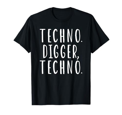 Techno Outfit Damen Festival Herren DJ Techno T-Shirt von Techno Outfit DJ Techno Festival Outfit Damen
