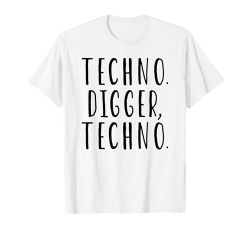 Techno Outfit Damen Festival Herren DJ Techno T-Shirt von Techno Outfit DJ - Techno Festival Outfit Damen