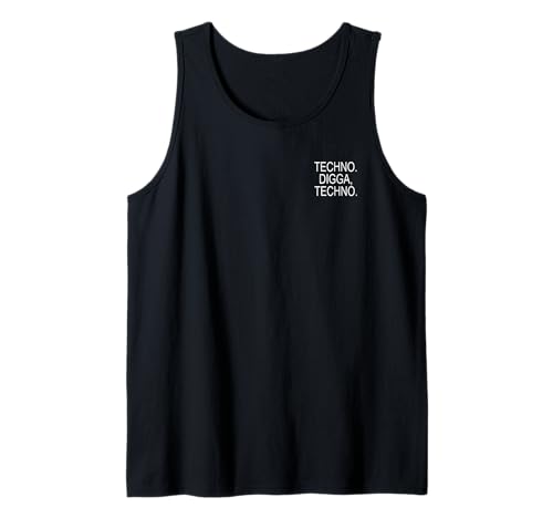 Techno Outfit Damen Festival Herren DJ Techno Tank Top von Techno Outfit DJ Techno Festival Outfit Damen