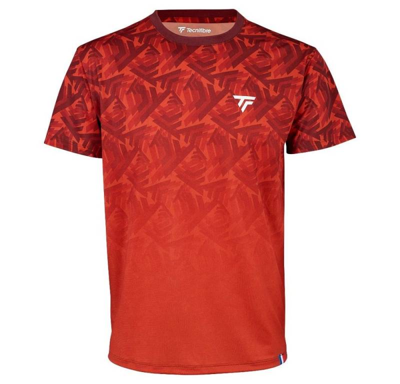 Tecnifibre T-Shirt X-Loop (atmungsaktiv, Mesh-Einsätze) 2024 rot Herren von Tecnifibre