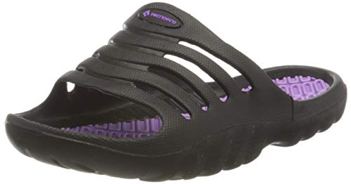 TECNOPRO Unisex-Kinder Pamplona Jr Badeschuhe, Schwarz (Schwarz/Lila 900), 34 EU von TECNOPRO