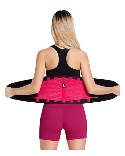 Tecnomed Neopren EZ Sweat Taillentrimmer für Damen und Herren | Premium Taillentrainer Saunaanzug, Fuchsia, Medium Tecnomed Neopren EZ Sweat Taillentrimmer für Damen und Herren | Premium Taillentrainer Saunaanzug, Fuchsia, Medium von Tecnomed