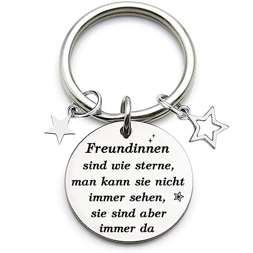 Freundschafts Geschenke für Mädchen/Frauen – Good Friends Are Like Stars Freundschafts Schlüsselanhänger, Geschenk für Beste Freundin, Frauen, Teenager, Geburtstags Geschenke Schmuck von Tecreo