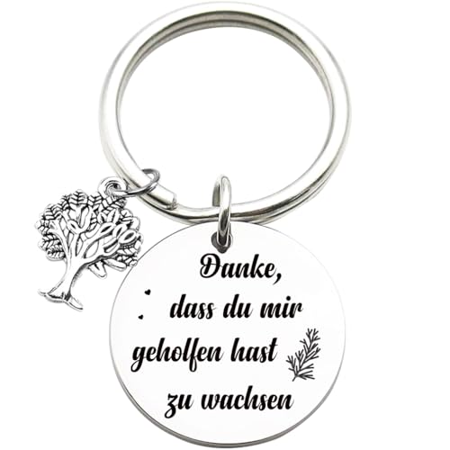 Lehrer Schlüsselanhänger Lehrer Wertschätzung Geschenk Lehrer Danke, dass du mir geholfen hast zu wachsen Schlüsselanhänger, Danke Geschenk für Lehrer, Lehrer Tag Geschenk von Tecreo