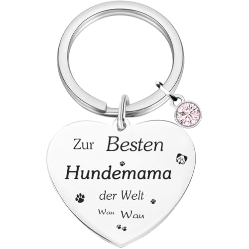 Mama Geschenk Beste Mama der Welt Schlüsselanhänger Zur Besten Hundemama der Welt Schmuck Muttertag Geschenk Geburtstag Geschenk zur Mutter von Tecreo