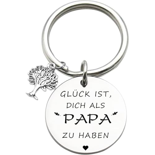 Papa Geschenk Bester Papa der Welt Schlüsselanhänger Best Papa Ever Schmuck Vatertags Geschenk Geburtstag Geschenk von der Tochter an den Vater von Tecreo