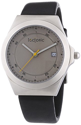 Tectonic Herren-Armbanduhr Analog Quarz Leder 41-6103-84 von Tectonic