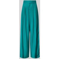 Ted Baker Wide Leg Stoffhose mit Bundfalten Modell 'KRISSI' in Tuerkis, Größe 36 von Ted Baker