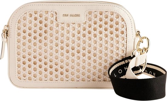 Ted Baker, Webbing Cross Body Kameratasche-Cream von Ted Baker