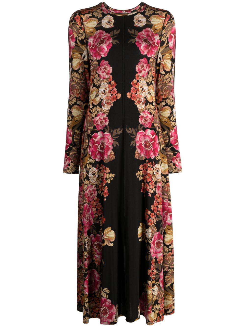 Ted Baker Kleid mit Blumen-Print - Schwarz von Ted Baker