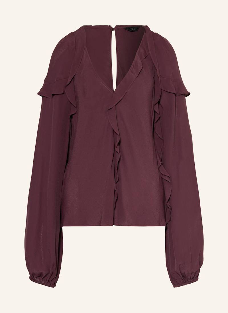 Ted Baker Blusenshirt Kayfa Mit Volants rot von Ted Baker