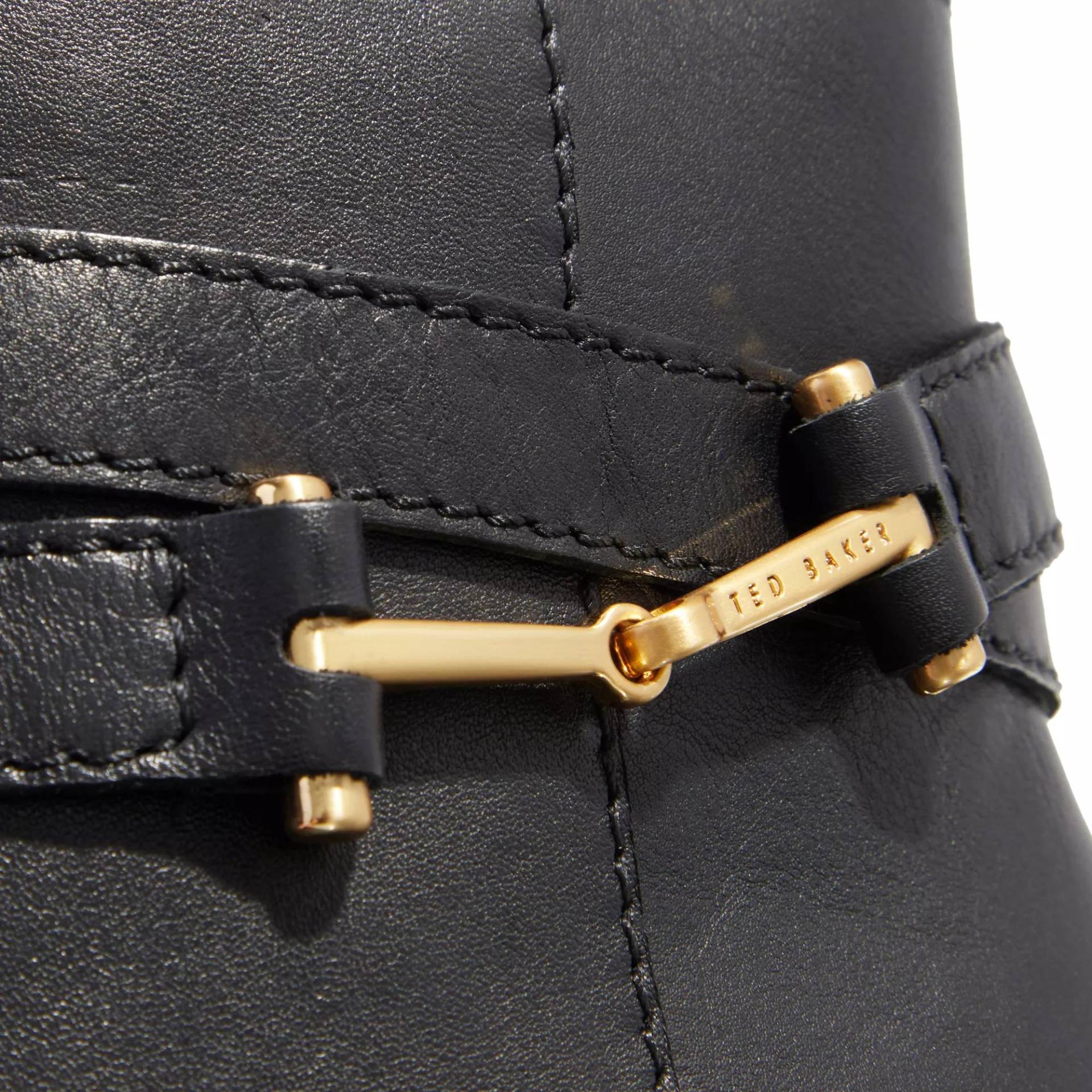 Ted Baker Boots & Stiefeletten - Anisea T Hinge Leather 85Mm Ankle Boot - Gr. 36 (EU) - in Schwarz - für Damen von Ted Baker