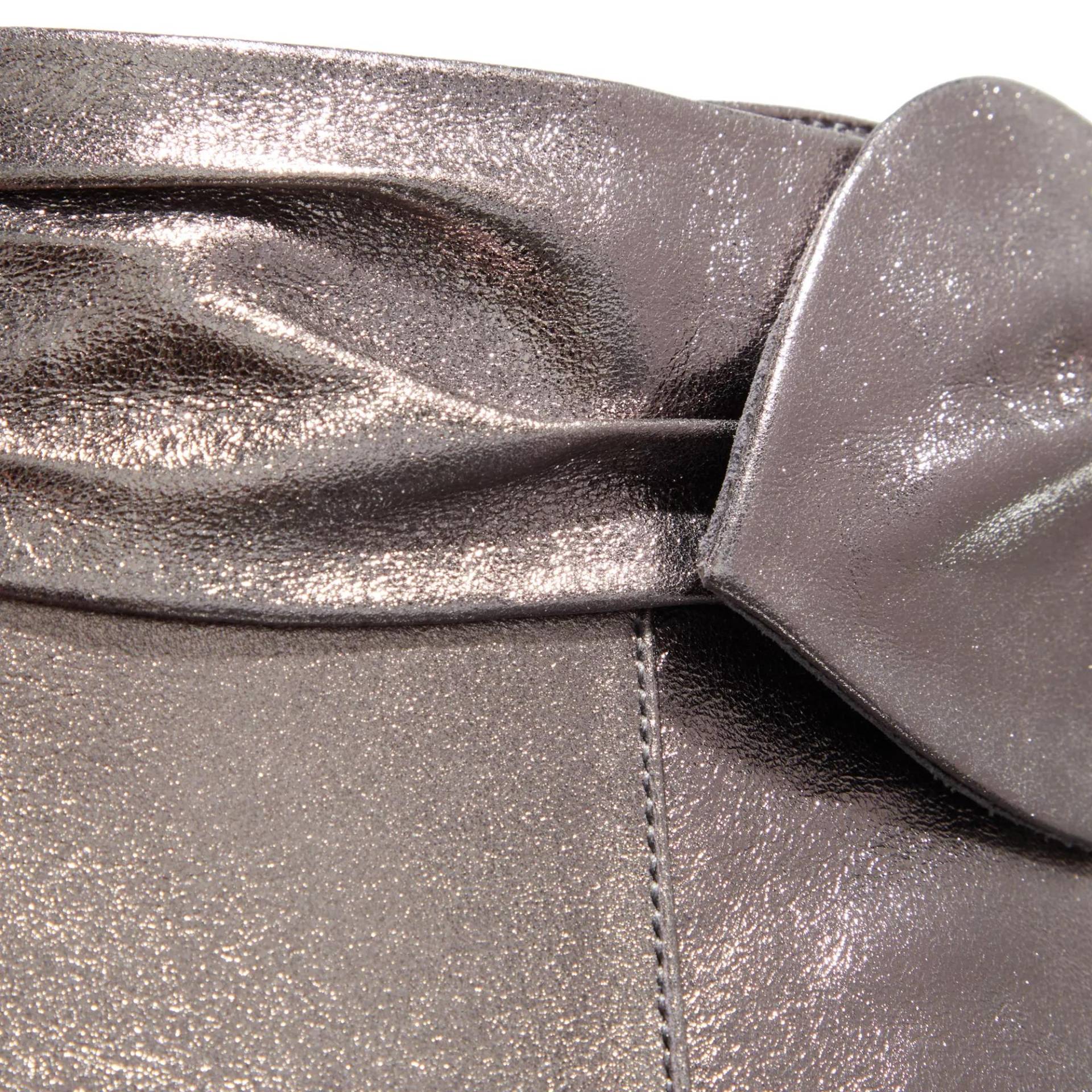 Ted Baker Boots & Stiefeletten - Yona Suede Bow Detail Ankle Boot - Gr. 39 (EU) - in Gunmetal - für Damen von Ted Baker