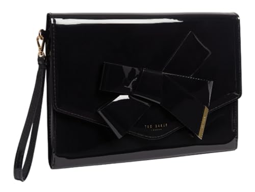 Ted Baker Clutch Abendtasche Nikkey Knot Bow Envelope Pouch Black schwarz von Ted Baker