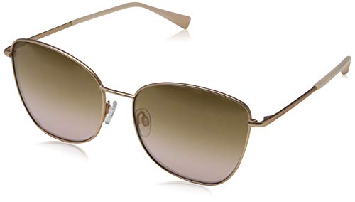 Ted Baker Damen Ariel Sonnenbrille, Gold (Brushed Rose Gold/Brown), 59.0 von Ted Baker