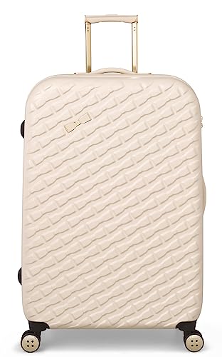 Ted Baker Damen Belle Fashion Leichte Hardshell Spinner Gepäck, Sand-Dollar, Checked-Large 30-Inch, Gepäck von Ted Baker