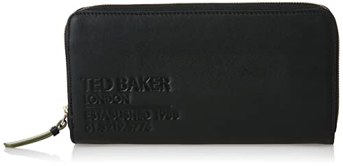 Ted Baker Damen Darciea Große Geldbörse mit Marken-Gurtband, mit Reißverschluss, Schwarz von Ted Baker