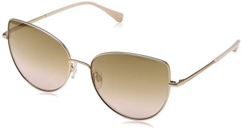 Ted Baker Damen Drew Sonnenbrille, Gold (Brushed Rose Gold/Brown), 59.0 von Ted Baker