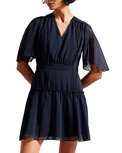 Ted Baker Damen Giggie Lässiges Kleid, Dunkelblau, 38 von Ted Baker