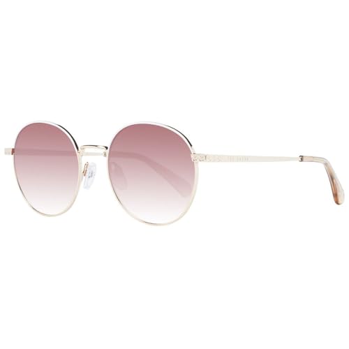 Ted Baker Damen Sonnenbrille TB1679 49-18-135 Gold Vollrand UV geschützt Klassisch 100% UVA & UVB Protection von Ted Baker