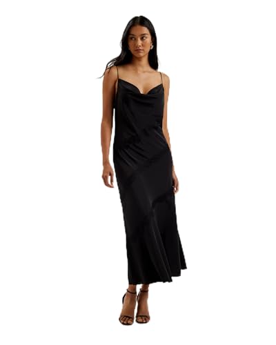 Ted Baker Damen WMD-AMBATO-Lace Insert Cowl Neck Midi Dress Formales Abendkleid, Black, 36 von Ted Baker