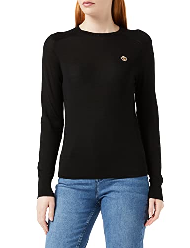 Ted Baker Damen Wmk-averiii-Merino Edit Rundhalsausschnitt Pullover, Schwarz, 42 von Ted Baker