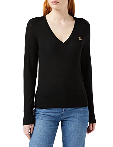 Ted Baker Damen abiygal-Merino Edit v-Ausschnitt Pullover, Schwarz, 38 von Ted Baker