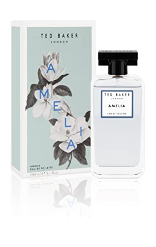 Ted Baker Floret Amelia EDT, Rhabarber und Magnolie Kopfnoten mit Tonka- und Ahorn-Basisnoten, Glasflasche, Amelia-Duft, 100ml von Ted Baker