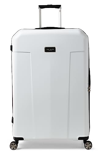 Ted Baker Flying Colours Hardside Trolley 4 Wheel Spinner TSA-Schloss Leichter Koffer Herren Damen, Weiss/opulenter Garten, 20-Inch Carry-On, Gepäck von Ted Baker