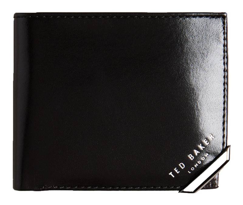 Ted Baker Geldbörse Kornerr Metal Corner Bifold Coin Wallet, aus echtem Rindsleder mit RFID-Blocker Schutz von Ted Baker